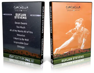 Artwork Cover of Sufjan Stevens 2016-04-15 DVD Coachella Festival Proshot