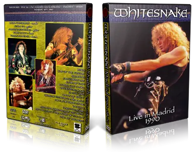 Artwork Cover of Whitesnake 1990-08-10 DVD Madrid Audience