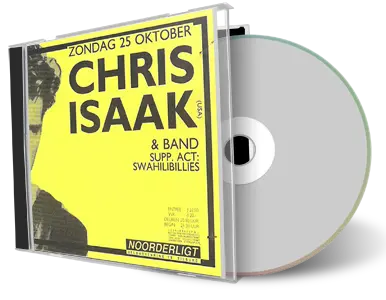 Artwork Cover of Chris Isaak 1987-10-25 CD Tilburg Audience