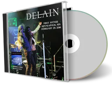 Artwork Cover of Delain 2016-02-29 CD Minneapolis Audience