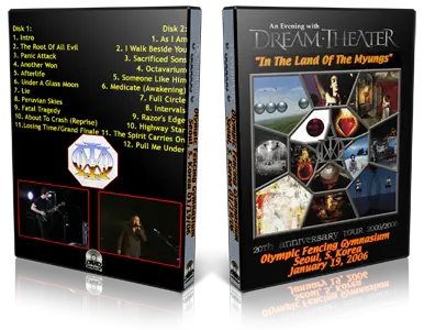Artwork Cover of Dream Theater 2006-01-19 DVD Seoul Audience